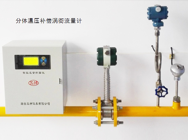 分体温压补偿涡街